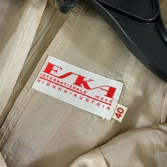 Vintage Eska Skirt Womens Size 40 vienna australia striped button up midi Woven - Picture 7 of 7